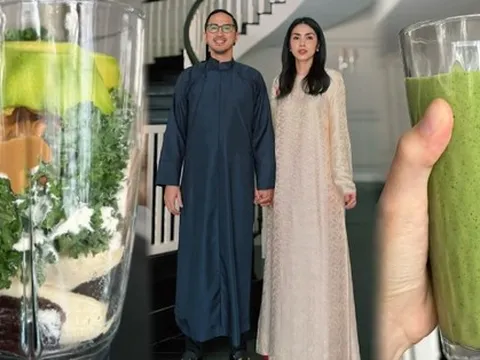 Bao năm qua Tăng Thanh Hà vẫn trung thành với 3 loại nước chứa "cả kho collagen", chả trách mẹ 3 con mà vẫn xinh đẹp, khỏe khoắn!