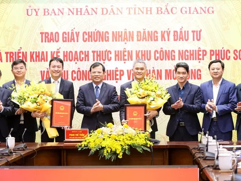 Bắc Giang sắp có thêm 2 khu công nghiệp 4.000 tỷ đồng, dự kiến tạo việc làm cho 42.000 lao động