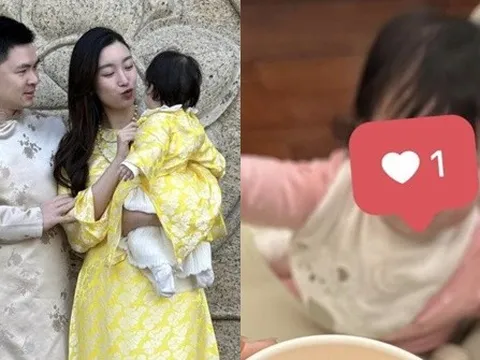 Đỗ Mỹ Linh khoe ảnh con gái 8 tháng tuổi nhưng có một điểm khiến dân tình cực tò mò