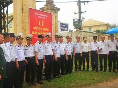 Xúc động Lễ gắn tên đường anh hùng liệt sĩ Gạc Ma Trần Văn Phương