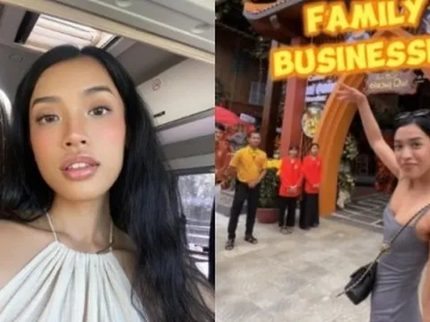 Đu trend Tóp Tóp, cô gái quê Đà Nẵng lộ thân phận tiểu thư khi flex gia đình sở hữu 13 siêu thị và chuỗi nhà hàng có tiếng