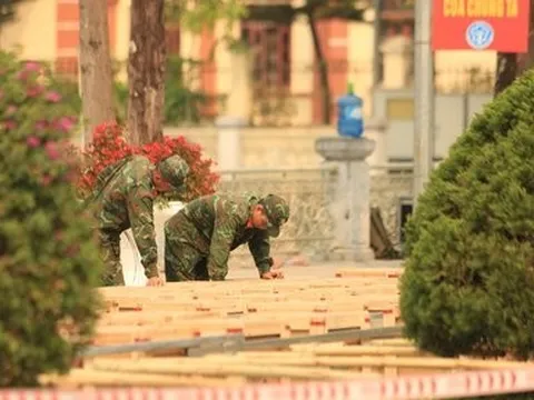 Cận cảnh trận địa pháo hoa sẵn sàng khai mạc Năm Du lịch quốc gia 2024