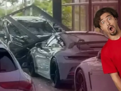 Chủ xe Mitsubishi Xpander lao thẳng vào showroom đâm hỏng Porsche 911, CĐM vẫn cho là may sau khi nhìn chiếc siêu xe bên cạnh