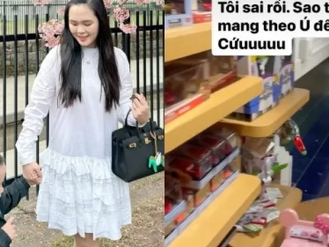 Ái nữ cựu Chủ tịch CLB Sài Gòn xách túi hiệu 500 triệu đi ngắm hoa anh đào, kêu "cứu" vì một hành động của con trai Duy Mạnh