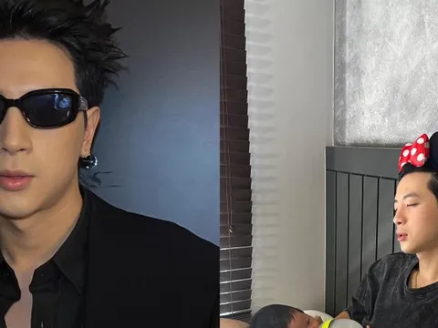 Các ông bố quốc dân trong showbiz Việt: Ra ngoài ngầu đét, về nhà "xả vai" thành bố bỉm chăm con cực khéo