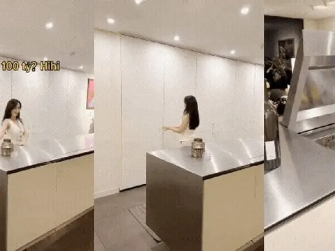 CEO Hannah Olala khoe căn bếp 350.000 euro, netizen tranh cãi: Người khen sang, người bảo "cho cũng không dùng"