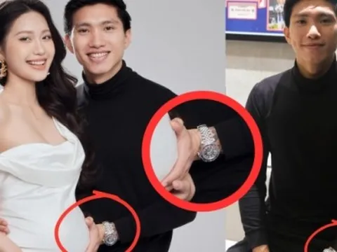 Đẳng cấp như Đoàn Văn Hậu: Đeo đồng hồ Rolex hơn 600 triệu chụp ảnh khoe vợ mang thai "bé Rồng"