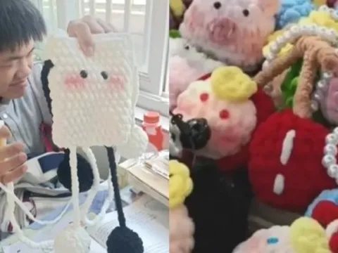 Nam sinh lớp 9 tận dụng giờ ra chơi móc len bán trên mạng, thu nhập 34 triệu đồng/tháng, dân mạng than thở: "Làm việc 8 tiếng còn không bằng"