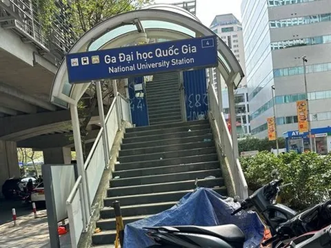 Cận cảnh các vị trí điểm gửi xe phục vụ người dân đi tàu Nhổn - Ga Hà Nội