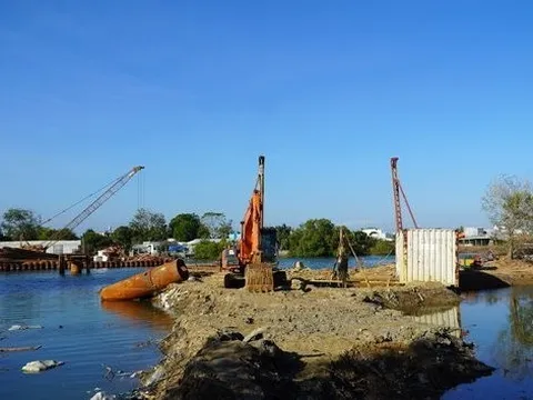 Bình Thuận: Dự án cầu Văn Thánh thi công chậm