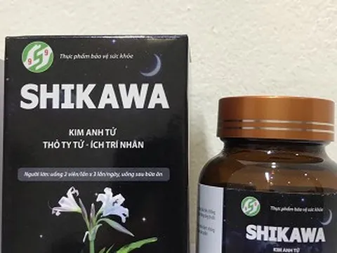Sản phẩm Shikawa quảng cáo gây hiểu nhầm như thuốc chữa bệnh