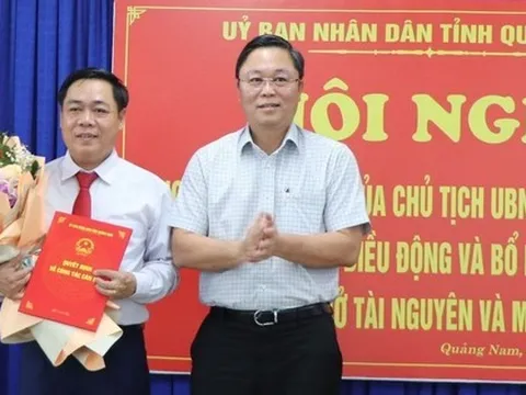 Quảng Nam có tân Giám đốc Sở Tài nguyên và Môi trường