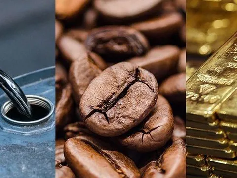Thị trường ngày 04/4: Giá dầu, vàng, cà phê đồng loạt tăng, đồng cao nhất 13 tháng