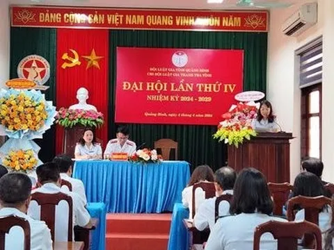 Chi hội Luật gia Cục THADS và Thanh tra tỉnh Quảng Bình Đại hội nhiệm kỳ 2024 - 2029