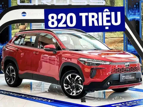 Toyota Corolla Cross 2024 giá từ 820 triệu tại Việt Nam: Màn hình to, phanh điện tử, 'đồ chơi' hiện đại không kém xe Hàn
