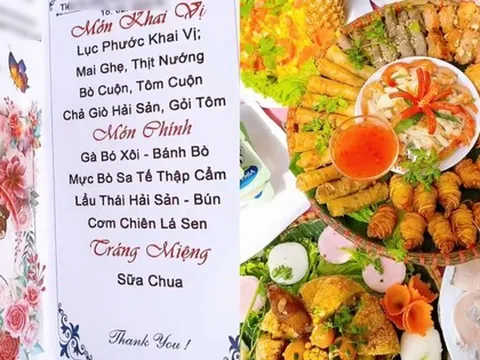 Mâm cỗ cưới miền Tây khiến dân mạng nức nở: Nhìn menu tưởng ít món nhưng thực tế mới bất ngờ!
