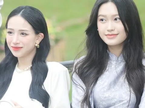 Mẹ bầu Doãn Hải My đọ sắc cùng ái nữ nhà đại gia Minh Nhựa ở đám cưới Quang Hải: Gấp đôi visual là đây