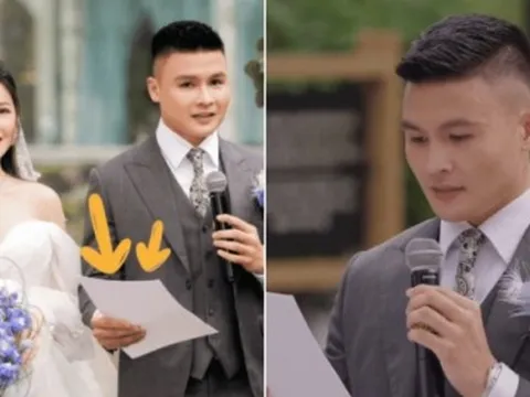 Quang Hải bị chê thiếu chân thành vì cầm giấy đọc lời thổ lộ với Chu Thanh Huyền, ngó sang các cặp nổi tiếng khác thì sao?