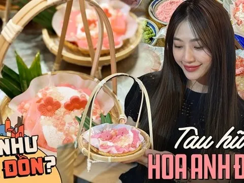 Chỉ muốn ngắm không nỡ ăn: Tàu hũ hoa anh đào có ngon như vẻ bề ngoài để giới trẻ Hà Nội xếp hàng dài “đu trend”?