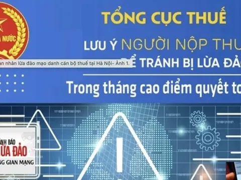 Hà Nội cảnh báo 5 thủ đoạn giả danh cán bộ thuế để lừa đảo