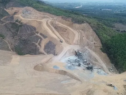 Công ty TNHH Tập đoàn Sơn Hải: Bạt đồi, khai thác đá khi chưa hoàn tất thủ tục cần thiết!
