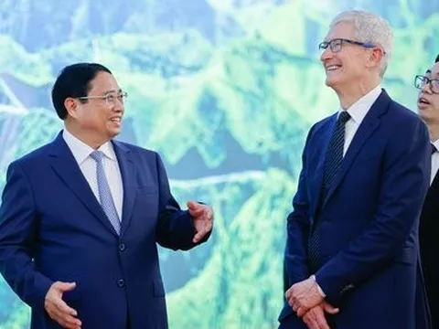 CEO Apple Tim Cook muốn đẩy mạnh hoạt động đầu tư tại Việt Nam