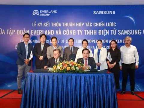Tập đoàn Everland và Samsung Vina ký kết Thỏa thuận hợp tác chiến lược toàn diện