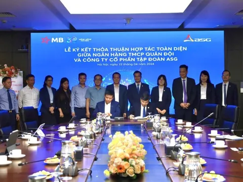 Tập đoàn ASG và Ngân hàng MB ký kết thỏa thuận hợp tác toàn diện