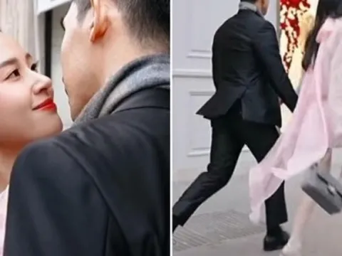 Loạt chi tiết chồng doanh nhân chiều Midu hết cỡ: Diễn cảnh chú rể giấu mặt gượng gạo vẫn ráng để vợ vui, ngồi đợi thử từng mẫu váy cưới