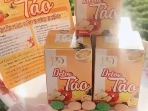 Đồng Nai: Cảnh báo sản phẩm Detox Táo, Táo Vip Slim không đảm bảo an toàn