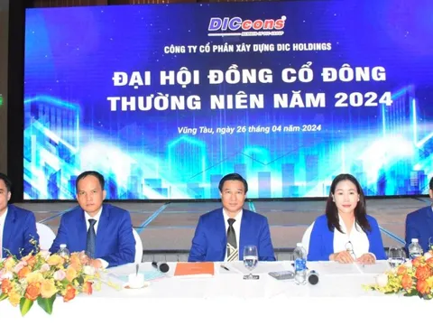 ĐHĐCĐ DIC Holdings thông qua kế hoạch doanh thu hợp nhất 832 tỷ đồng, tăng 43% so với năm 2023