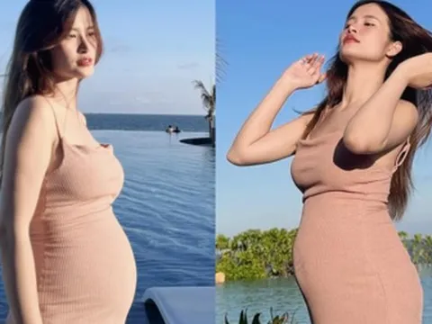 Đông Nhi khoe bụng bầu to vượt mặt, nhan sắc ở tháng thứ 5 thai kỳ gây chú ý