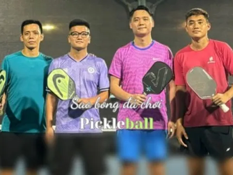 Sao bóng đá thử sức với Pickleball: Văn Quyết chơi lần đầu nhưng đã được nhận xét cực "nghệ"