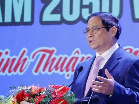 Thủ tướng kỳ vọng Ninh Thuận vượt lên mạnh mẽ, phát triển nhanh, bền vững