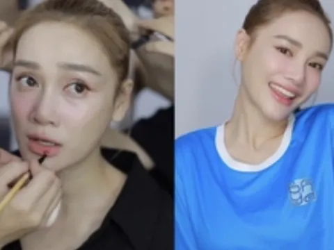 Nhã Phương gây bàn tán vì trang điểm đậm, làm tóc công phu chỉ để chạy bộ