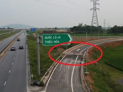 Tận thấy 2 nút giao cao tốc hơn 600 tỷ vừa thông xe đã phải đóng rào
