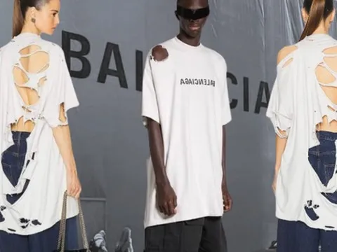 Thương hiệu thời trang đình đám Balenciaga: Bán áo rách bươm với giá 25 triệu!