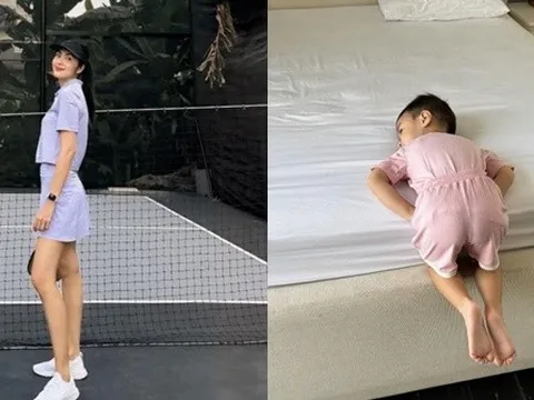 Tăng Thanh Hà nghỉ lễ đơn giản đến bất ngờ: Không du lịch, chỉ quanh quẩn ở nhà với con