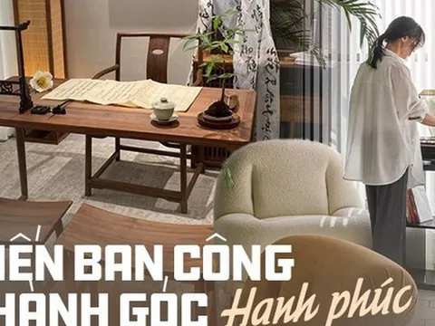 Không muốn ban công chỉ để phơi quần áo, nhiều người đã biến nơi này thành "muôn hình vạn trạng", nhìn ảnh càng mê hơn