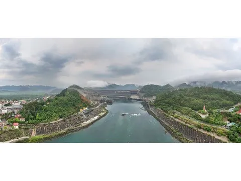 Ảnh 360 độ dự án hơn 9.000 tỷ mở rộng nhà máy thủy điện Hòa Bình