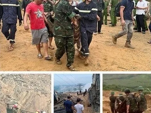 Toàn cảnh hiện trường vụ sạt lở khiến 7 công nhân thương vong