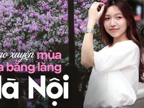 Loài hoa “tuyệt phẩm” mùa hè đã nhuộm tím cả Hà Nội, giới trẻ thi nhau check-in rồi sao bạn còn chưa đi?