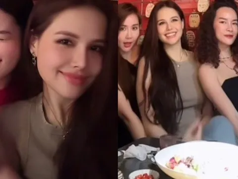 Phu nhân hào môn Phanh Lee tụ họp bên hội bạn mỹ nhân, sắc vóc mẹ 2 con chiếm spotlight