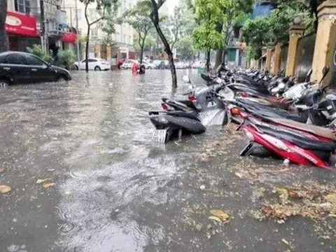 Hà Nội còn 19 điểm ngập úng khi mưa lớn