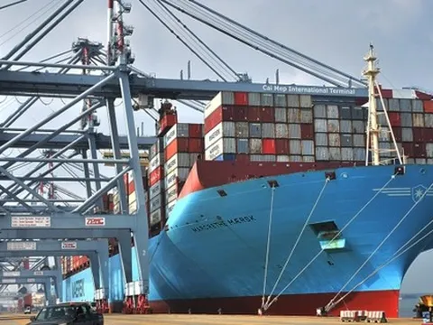 Cảng container quốc tế Cái Mép chính thức được phép đón 'siêu' tàu container