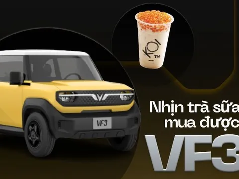 Nhịn uống trà sữa mỗi tháng, bạn có thể mua được VinFast VF 3 bằng cách này!