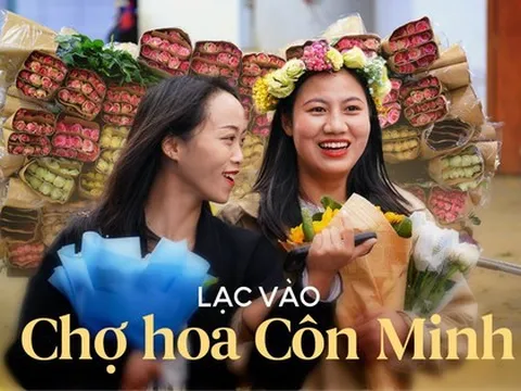 Dạo một vòng chợ hoa hoành tráng nhất Trung Quốc: Hơn 1.600 loại hoa thỏa sức mà lựa, giá rẻ chưa từng thấy