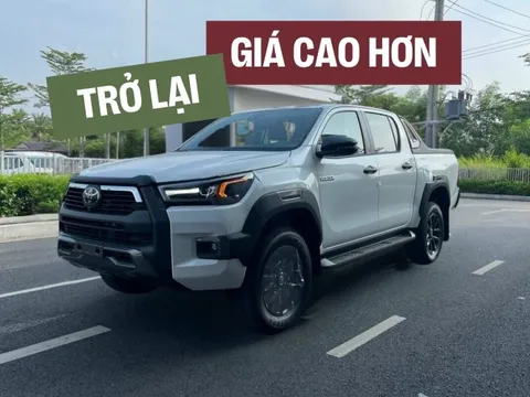 Toyota Hilux 2024 ra mắt Việt Nam: Giá từ 668 triệu, thêm trang bị đấu Ranger, nhưng có điểm chưa bằng