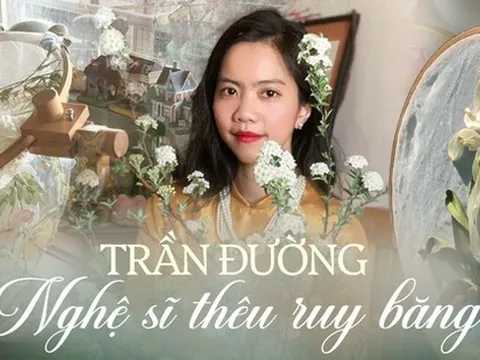 Trần Đường: Cô gái từng thất nghiệp, không chịu làm công việc bàn giấy, trở thành nghệ sĩ ruy băng "phiêu" trên nền vải được hợp tác với nhiều thương hiệu tên tuổi