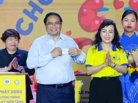 Thủ tướng Phạm Minh Chính đăng ký hiến tặng mô, tạng